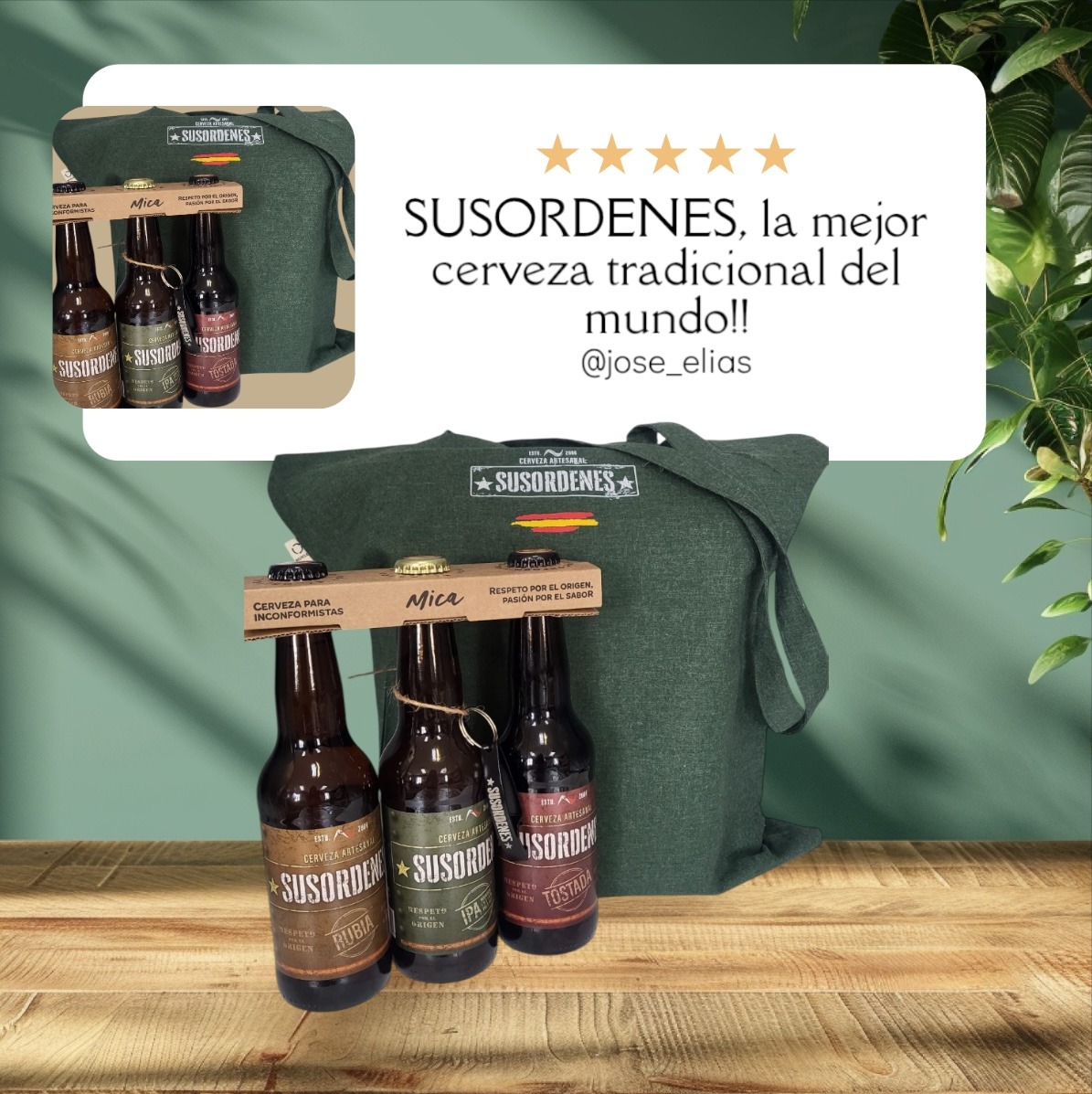 Bolsa y Pack Regalo SUSORDENES - reseña de clientes Bolsa y Pack Regalo SUSORDENES - reseña de clientes